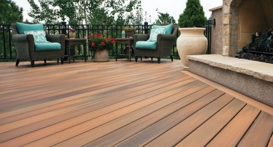 Монолитная террасная доска